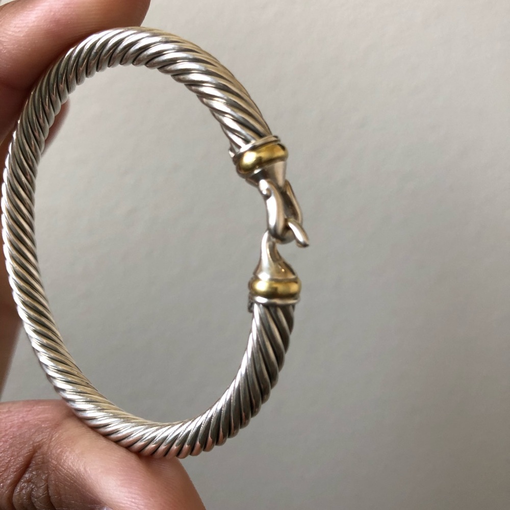 David Yurman Cable Buckle Bracelet 18K